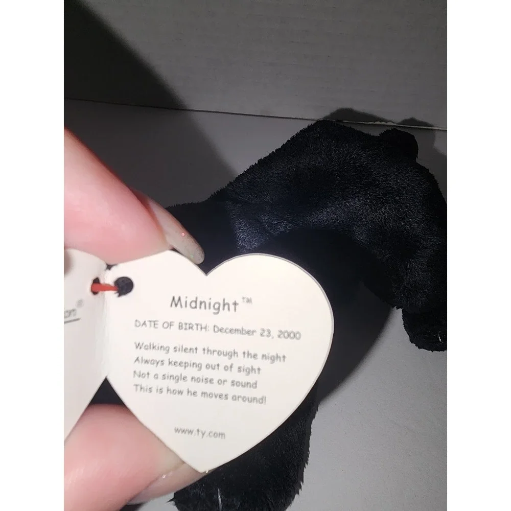Ty Beanie‎ Babies Midnight The Panther December 23 2000 Plush